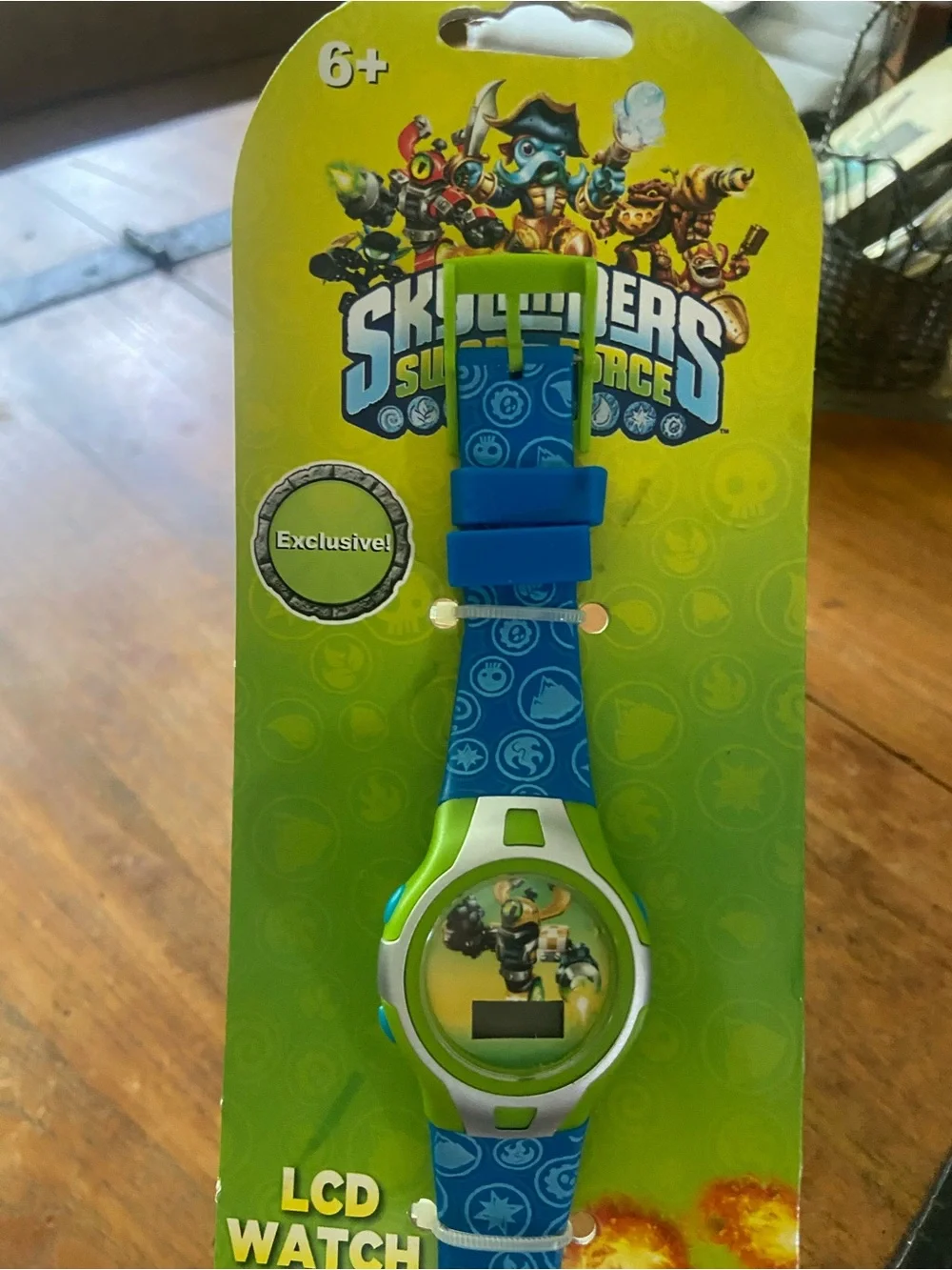 Skylanders LCD Kids Watch - Blue & Green- Never Used